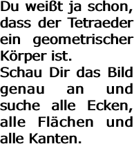 Du weißt ja schon, dass