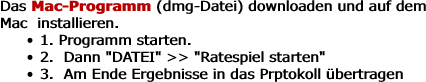 Das Mac-Programm (dmg-Datei) downloaden und